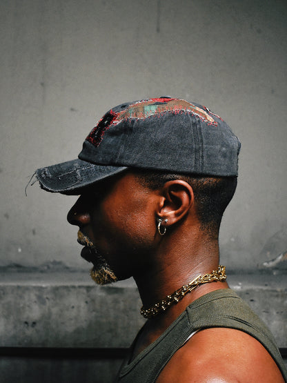 VERTUE HEARTS LOW PROFILE HAT (red)