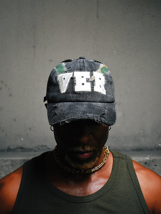 VERTUE HEARTS LOW PROFILE HAT (black)