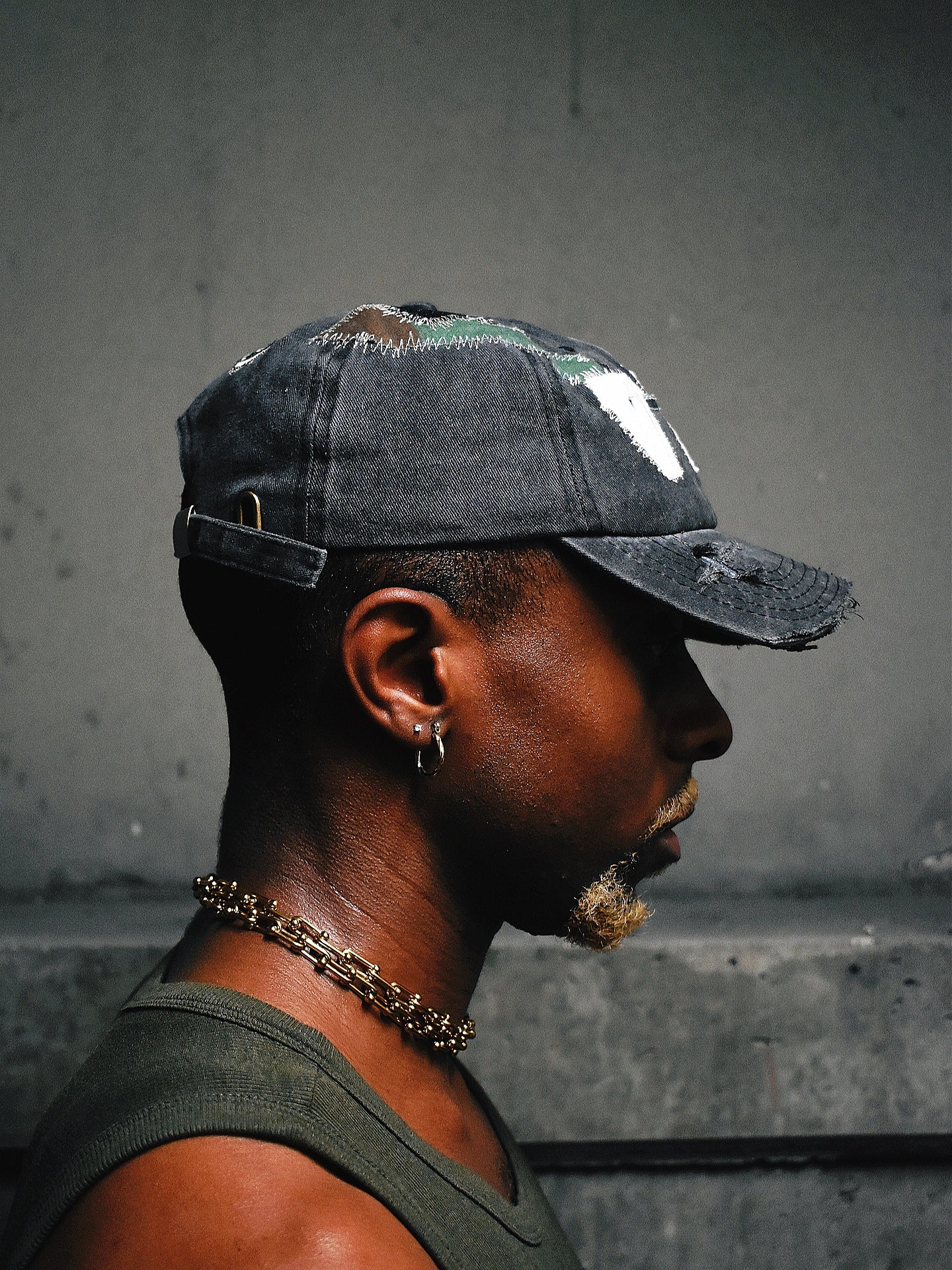 VERTUE HEARTS LOW PROFILE HAT (black)